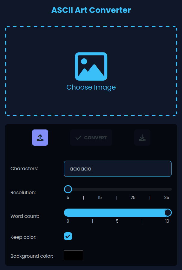 ASCII Art Converter
